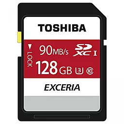 Карта памяти Toshiba SDXC 128GB Exceria N302 Class 10 UHS-I U3 (THN-N302R1280E4)