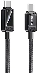 Кабель Remax RC-C069 Suxien Series USB Type-C - Type-C 100w 5a 1.2м PD cable Black - фото Кабель Remax RC-C069 Suxien Series USB Type-C - Type-C 100w 5a 1.2м PD cable Black
