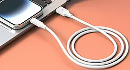 Кабель XO NB265 USB-A - Type-C 12w 2.4a 1м cable White - миниатюра 3
