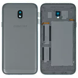 Задняя крышка корпуса Samsung Galaxy J3 2017 J330F Gray - фото Задняя крышка корпуса Samsung Galaxy J3 2017 J330F Gray