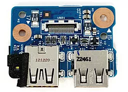 Универсальный разъем для ноутбука USB 2.0 (2 шт) на плате №2 - фото Универсальный разъем для ноутбука USB 2.0 (2 шт) на плате №2