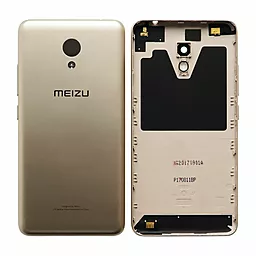 Задняя крышка корпуса Meizu M5C со стеклом камеры Gold