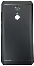 Задняя крышка корпуса Xiaomi Redmi Note 4X MediaTek со стеклом камеры Black - фото Задняя крышка корпуса Xiaomi Redmi Note 4X MediaTek со стеклом камеры Black