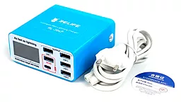 Зарядная станция Relife RL-304P 4xUSB + USB-C PD3.0 + QC 3.0 с LСD экраном - фото Зарядная станция Relife RL-304P 4xUSB + USB-C PD3.0 + QC 3.0 с LСD экраном