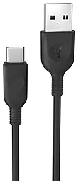 Кабель USB RavPower RP-CB017 3ft/1m USB A to C Cable Black