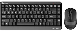Комплект (клавиатура+мышка) A4Tech Fstyler FG1110 Wireless Grey - фото Комплект (клавиатура+мышка) A4Tech Fstyler FG1110 Wireless Grey