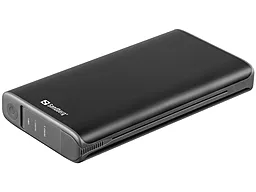 Повербанк Sandberg 25000mAh Solar 4-Panel/8W USB-C input/output(18W max) USB-A*2/3A(Max) (420-56) Black