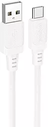 Кабель Borofone BX115 Lotto USB-A - Type-C 15w 3a 1м cable White - фото Кабель Borofone BX115 Lotto USB-A - Type-C 15w 3a 1м cable White