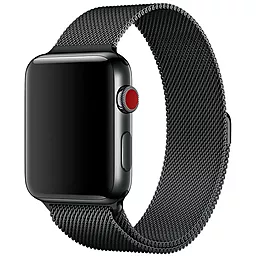 Сменный ремешок для умных часов Milanese Loop Design для Apple Watch 38/40/41 mm Black