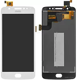 Дисплей Motorola Moto E4 (XT1762, XT1763, XT1766) з тачскріном, White