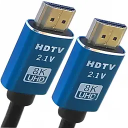 Відеокабель HDMI v2.1 8k 60hz 2m black EasyLife - фото Відеокабель HDMI v2.1 8k 60hz 2m black EasyLife