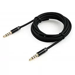 Аудіо кабель Vinga AUX mini Jack 3.5mm M/M Cable 1.5 м чорний (VCPJ35PR1.5)