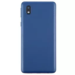 Задняя крышка корпуса Samsung Galaxy A01 Core A013 со стеклом камеры Original Blue