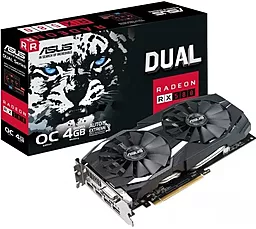Видеокарта Asus Radeon RX 580 Dual OC 4096MB (DUAL-RX580-O4G)