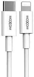 Кабель USB PD MOXOM 28W 3А USB Type-C - Lightning Cable White (MX-CB19)