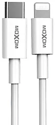 Кабель MOXOM USB Type-C - Lightning 28w 3a 1м PD сable White (MX-CB19)