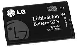 Акумулятор LG KP100 / LGIP-430A (900 mAh) - мініатюра 2