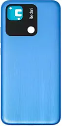 Задняя крышка корпуса Xiaomi Redmi 10A Sea Blue - фото Задняя крышка корпуса Xiaomi Redmi 10A Sea Blue