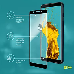 Захисне скло Piko Full Glue Samsung A013 Galaxy A01 Core Black (1283126505041) - мініатюра 4