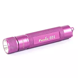 Фонарик Fenix E01 Nichia white GS LED Розовый