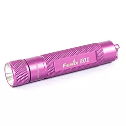 Фонарик Fenix E01 Nichia white GS LED Розовый - фото Фонарик Fenix E01 Nichia white GS LED Розовый