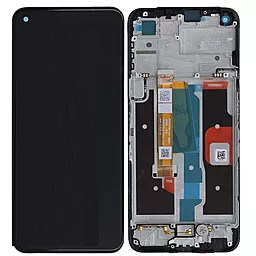 Дисплей Realme 8i с тачскрином и рамкой, Black - фото Дисплей Realme 8i с тачскрином и рамкой, Black
