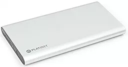 Повербанк Platinet 8000 mAh polymer 2xUSB silver