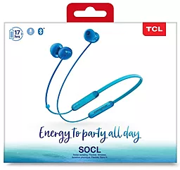 Наушники TCL SOCL300 Wireless In-Ear Ocean Blue (SOCL300BTBL-EU) - миниатюра 7