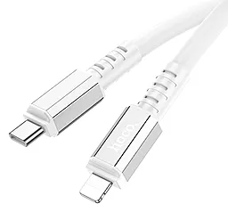 Кабель USB PD Hoco X85 Strength 20W USB Type-C - Lightning Cable White - миниатюра 2