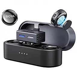 Петличный микрофон Boya BOYALINK 3-02 Type-C - фото Петличный микрофон Boya BOYALINK 3-02 Type-C