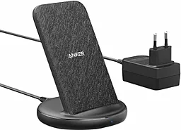 Беспроводное (индукционное) зарядное устройство Anker PowerWave II Stand 5/7.5/10/15W Black/Grey - фото Беспроводное (индукционное) зарядное устройство Anker PowerWave II Stand 5/7.5/10/15W Black/Grey