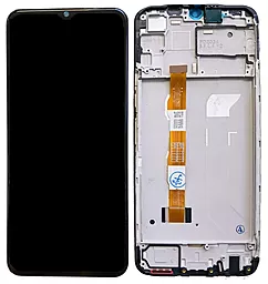 Дисплей Vivo Y01, Y01A (V2118, V2166) з тачскріном і рамкою, оригінал, Black
