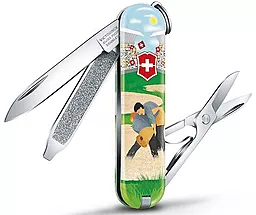 Мультитул Victorinox Classic LE Swiss Wrestling (0.6223.L2009) - фото Мультитул Victorinox Classic LE Swiss Wrestling (0.6223.L2009)