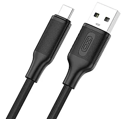 Кабель XO NB265 USB-A - Type-C 12w 2.4a 1м cable Black - миниатюра 2 Кабель XO NB265 USB-A - Type-C 12w 2.4a 1м cable Black - миниатюра 2