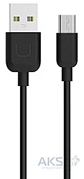 Кабель USB Usams U Turn Serie micro USB Cable Black (US-SJ098)