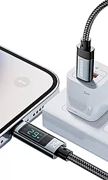 Кабель Essager Digital Display USB Type-C - Lightning 29w 3a 2м PD сable Black - миниатюра 6 Кабель Essager Digital Display USB Type-C - Lightning 29w 3a 2м PD сable Black - миниатюра 6