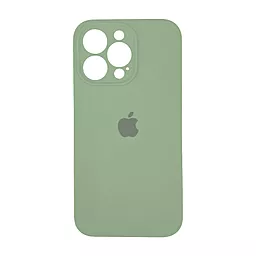 Чехол Silicone Case Full Camera для Apple iPhone 13 Pro fresh green