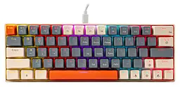 Клавиатура TWolf T60 Blue Switch Blue/White - фото Клавиатура TWolf T60 Blue Switch Blue/White