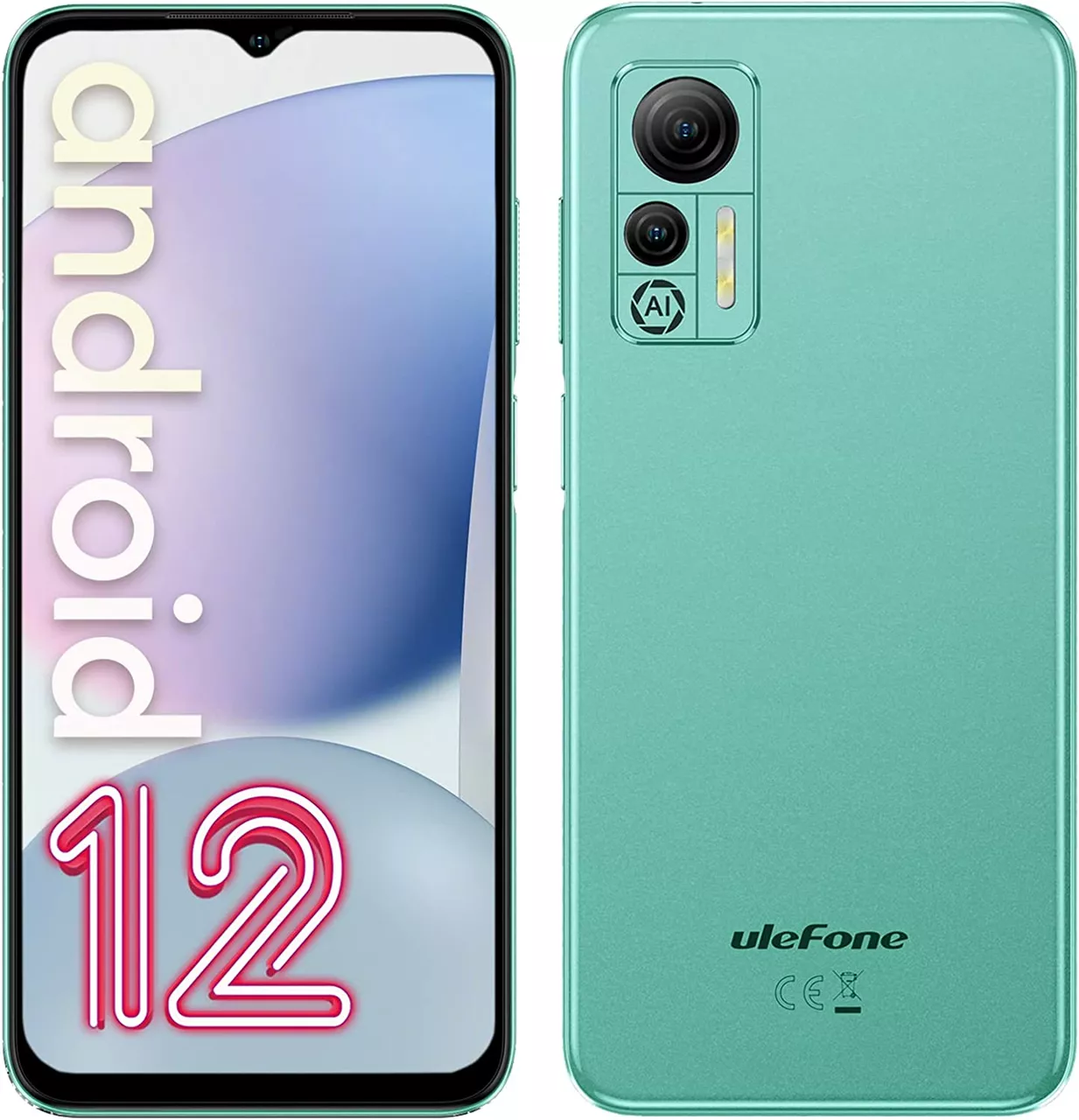 Смартфон UleFone Note 14 4/64Gb Green (6937748735069) - фото 2
