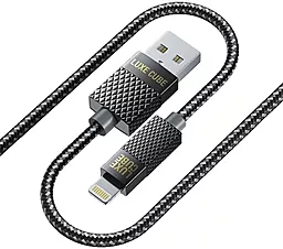 Кабель Luxe Cube Premium USB-A - micro USB 12w 2.4a 1м cable Grey