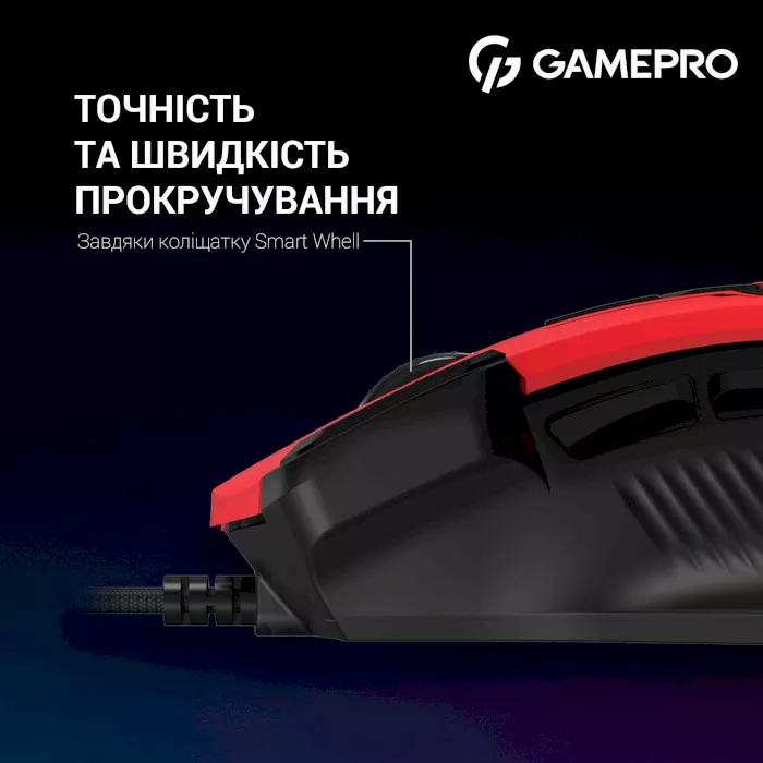 Компьютерная мышка GamePro GM300R Red - фото 7