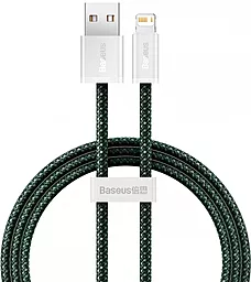 Кабель USB Baseus Dynamic 2 12w 2.4a 2m Lightning cable green (CALD040106)
