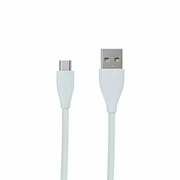 Кабель Maxxter USB-A - micro USB 12w 2.4a 1м cable White (UB-M-USB-01MG)