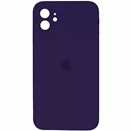 Чехол Silicone Case Full Camera for Apple iPhone 11 Berry Purple