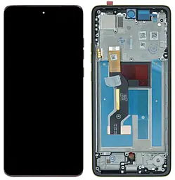 Дисплей Motorola Moto G86 (XT2527-2), Moto G86 Power з тачскріном і рамкою, оригінал, Golden Cypress