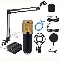Конденсаторний мікрофон BM-800 з фантомним живленням і підставкою - мініатюра 5