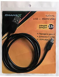 Кабель USB Grand-X micro USB Cable Black (PM01S) - миниатюра 3