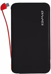 Повербанк Awei P10K 6000 mAh Black - фото Повербанк Awei P10K 6000 mAh Black