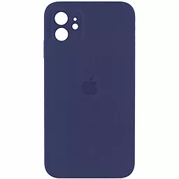Чехол Silicone Case Full Camera for Apple iPhone 11 Dark Blue