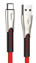 Кабель Hoco U48 Superior Speed USB-A - Type-C 12w 2.4a 1.2м cable Red - фото Кабель Hoco U48 Superior Speed USB-A - Type-C 12w 2.4a 1.2м cable Red